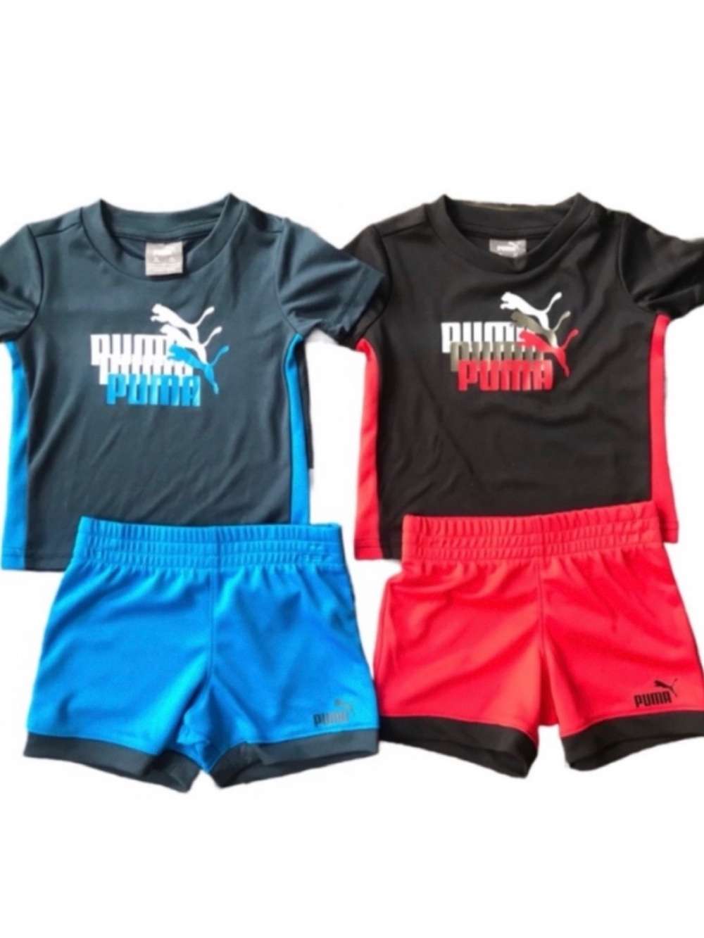 🚩SALE TWO PUMA BABY SHORTS SETS SIZE 3-6 MONTHS